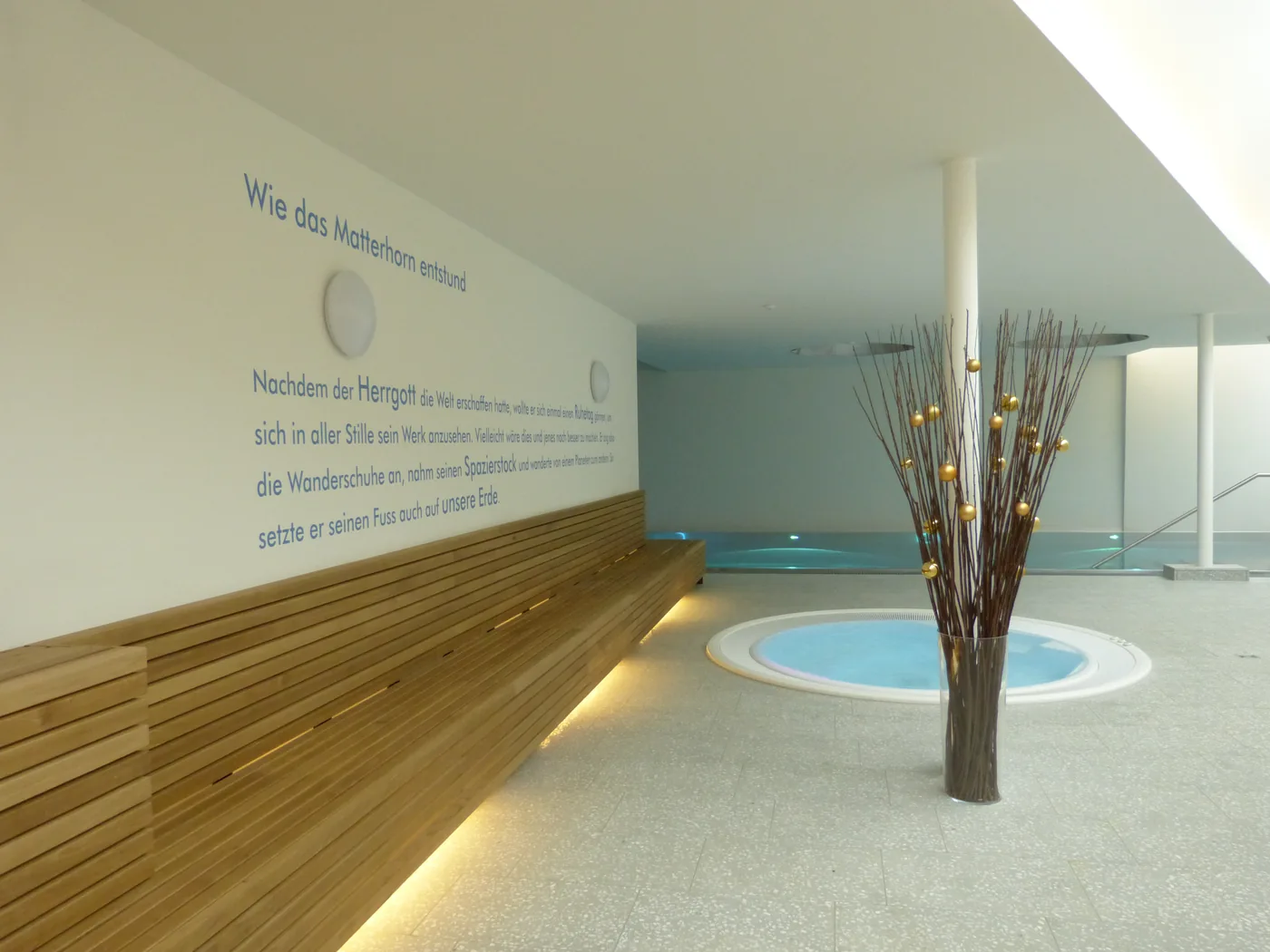 Appartements avec piscine intérieure à Zermatt